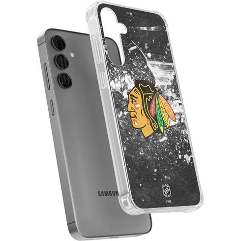 NHL Chicago Blackhawks Frozen Galaxy S24 Plus Clear Case